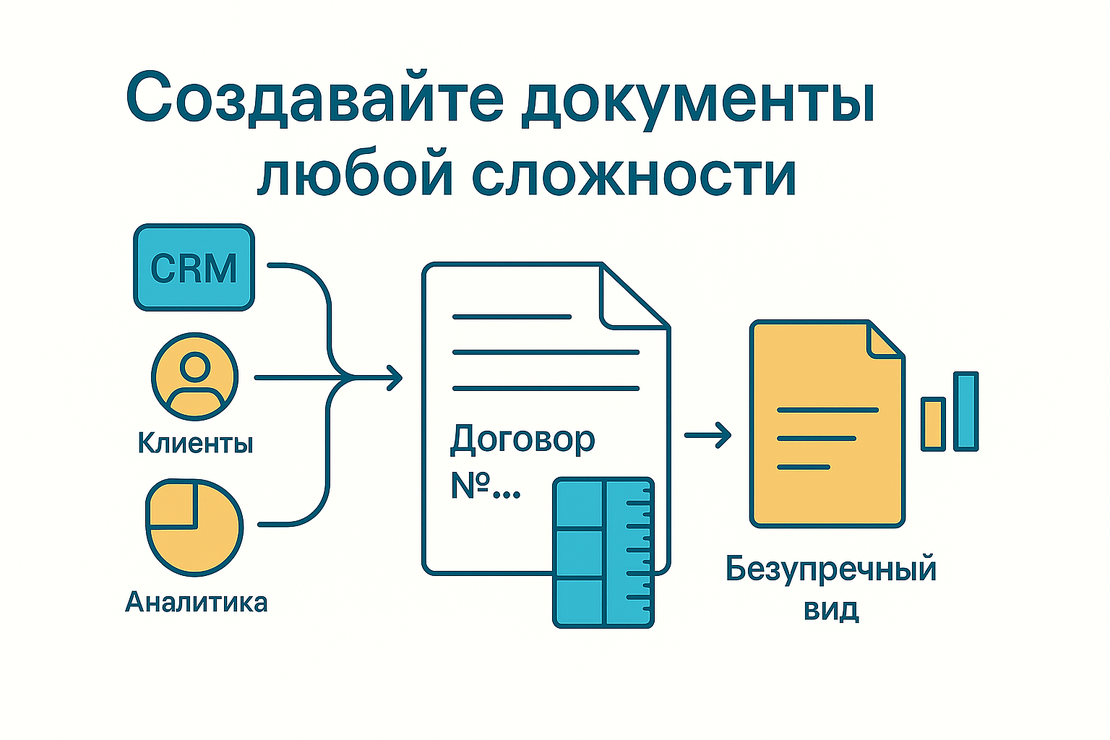 Создавайте документы любой сожности