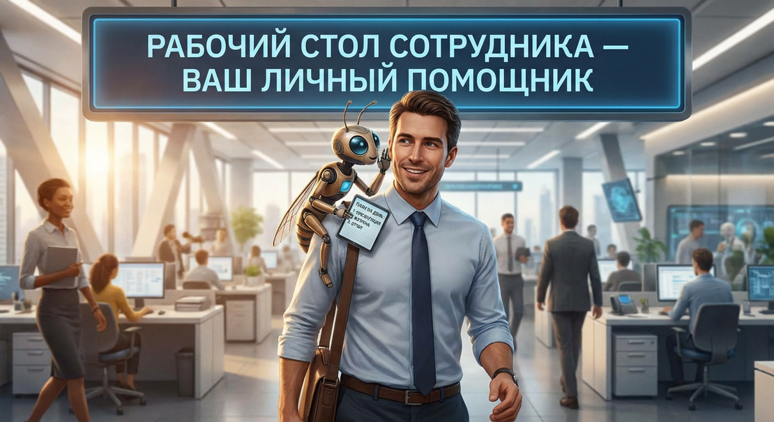 Все задачи для сотрудников и руководителя на одном экране